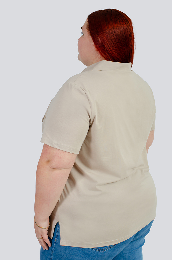 Поло з прикрасою великих розмірів