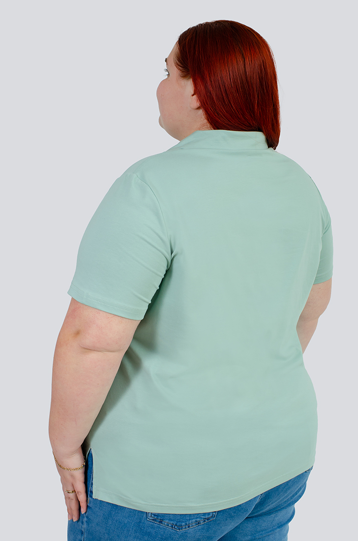 Поло з прикрасою великих розмірів