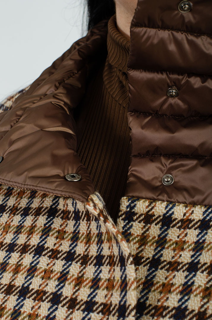 Пончо-кардиган больших размеров