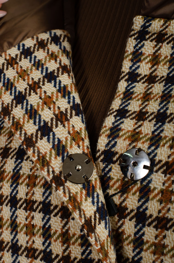 Пончо-кардиган больших размеров