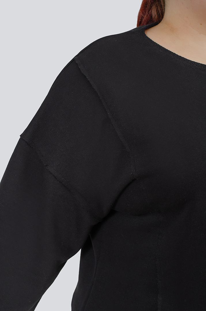 Стильний трикотажний прогулянковий костюм великих розмірів