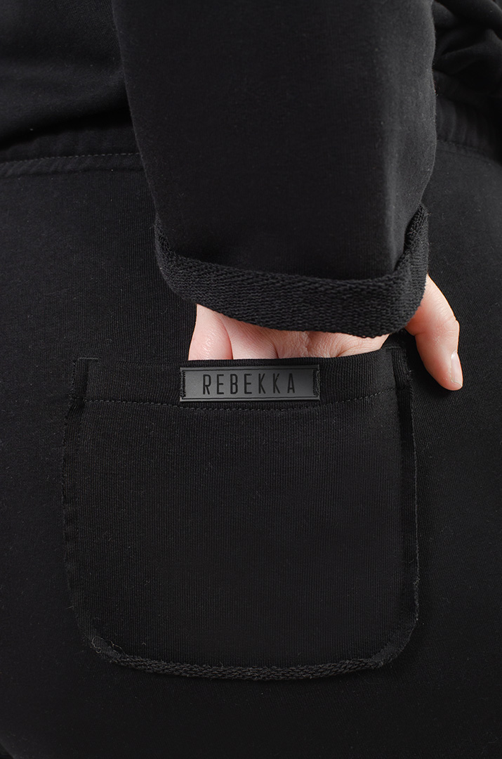 Стильний трикотажний прогулянковий костюм великих розмірів