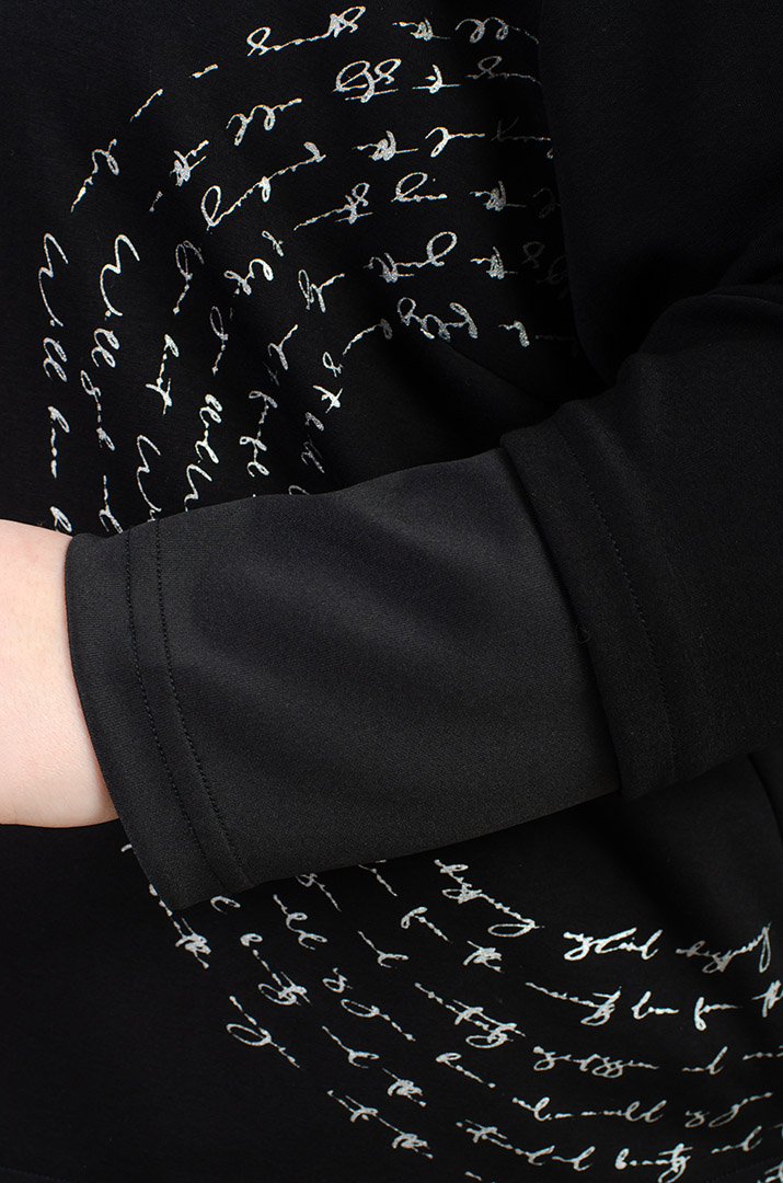 Костюм жакет и брюки с декором больших размеров