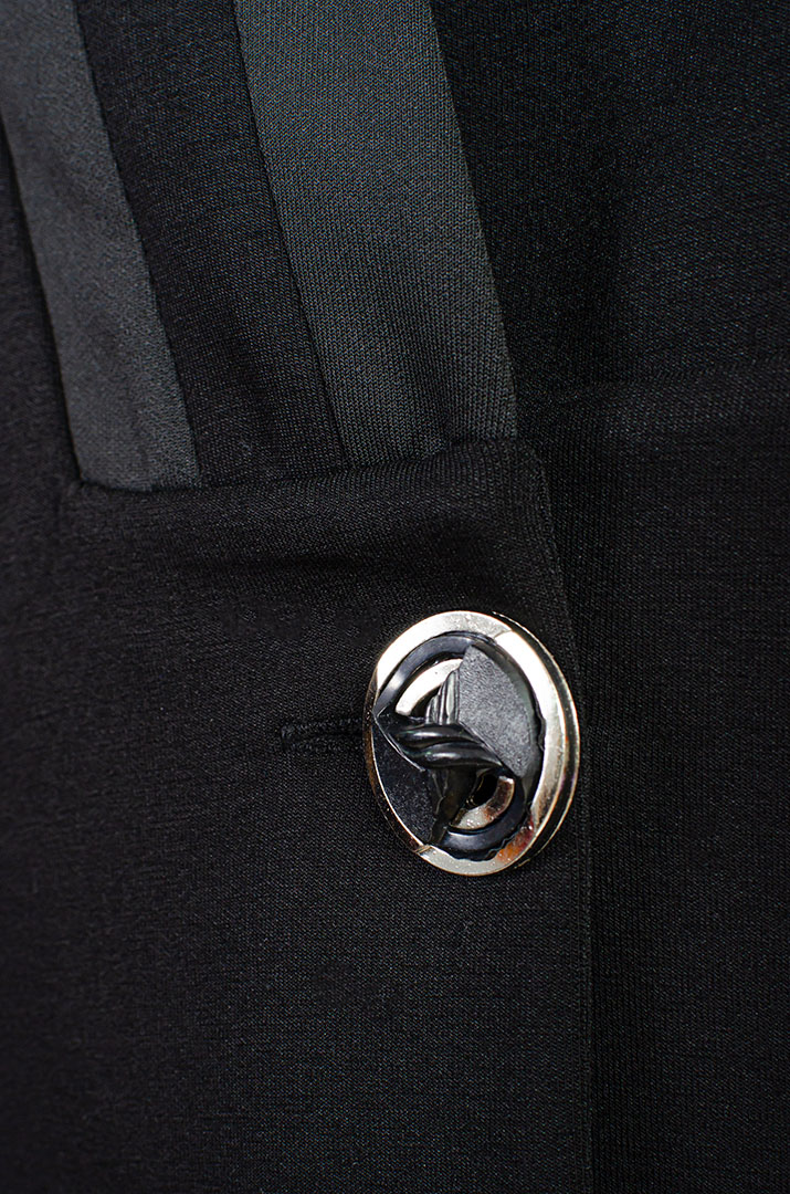 Костюм жакет и брюки с декором больших размеров