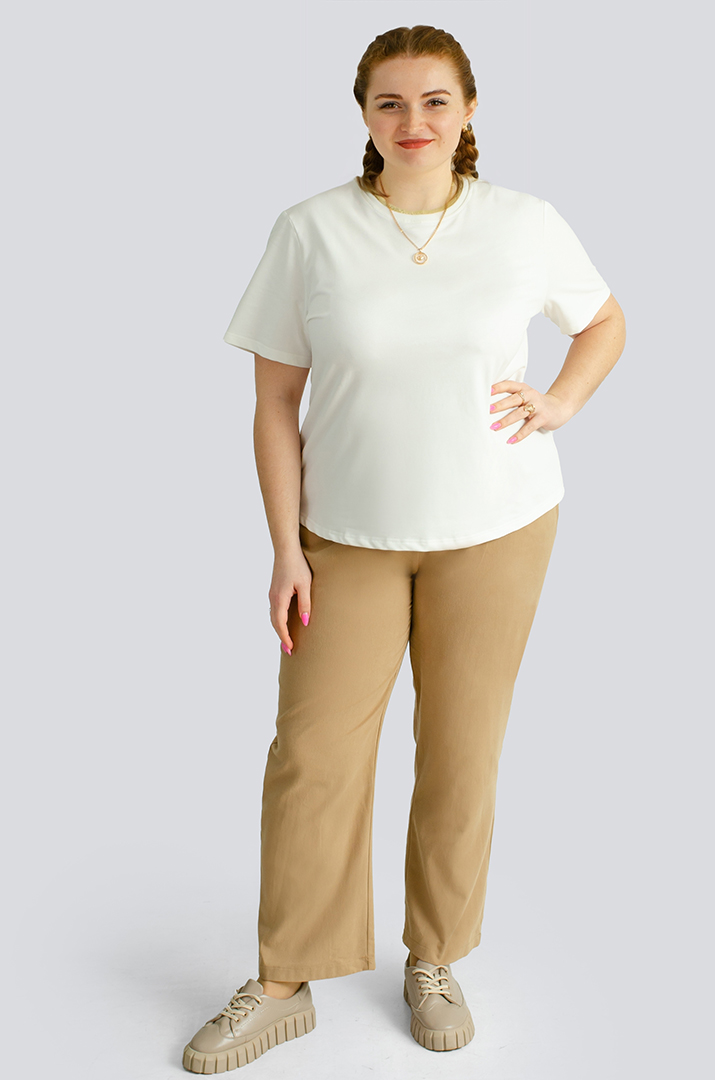 Джинсовый костюм-тройка больших размеров