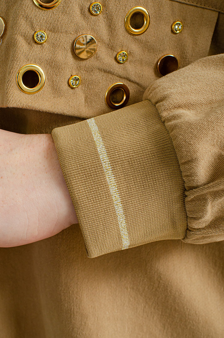 Джинсовый костюм-тройка больших размеров