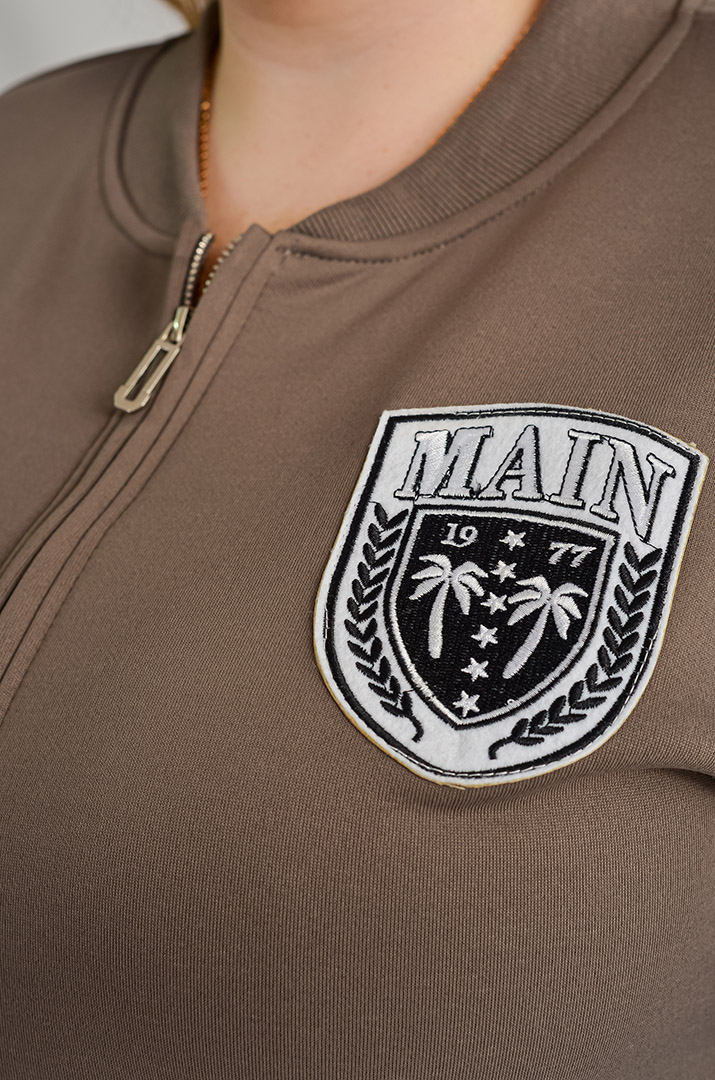 Костюм прогулянковий утеплений на флісі великих розмірів