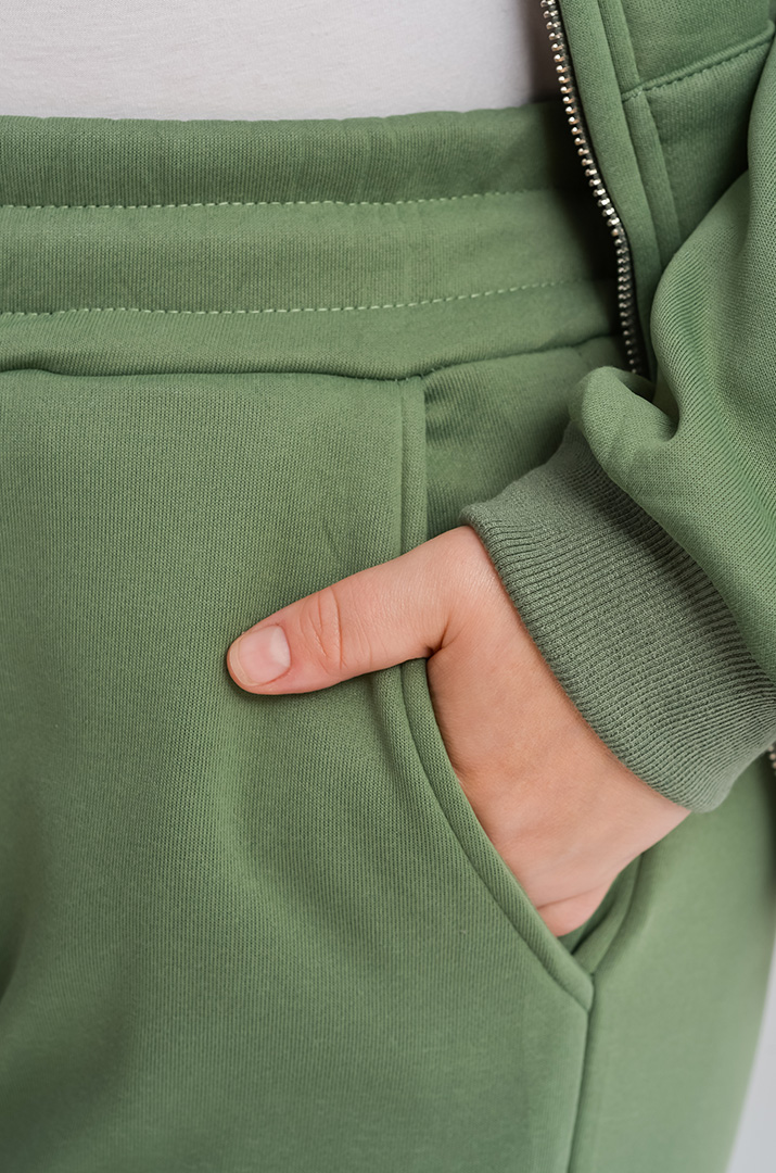 Костюм прогулянковий утеплений на флісі великих розмірів