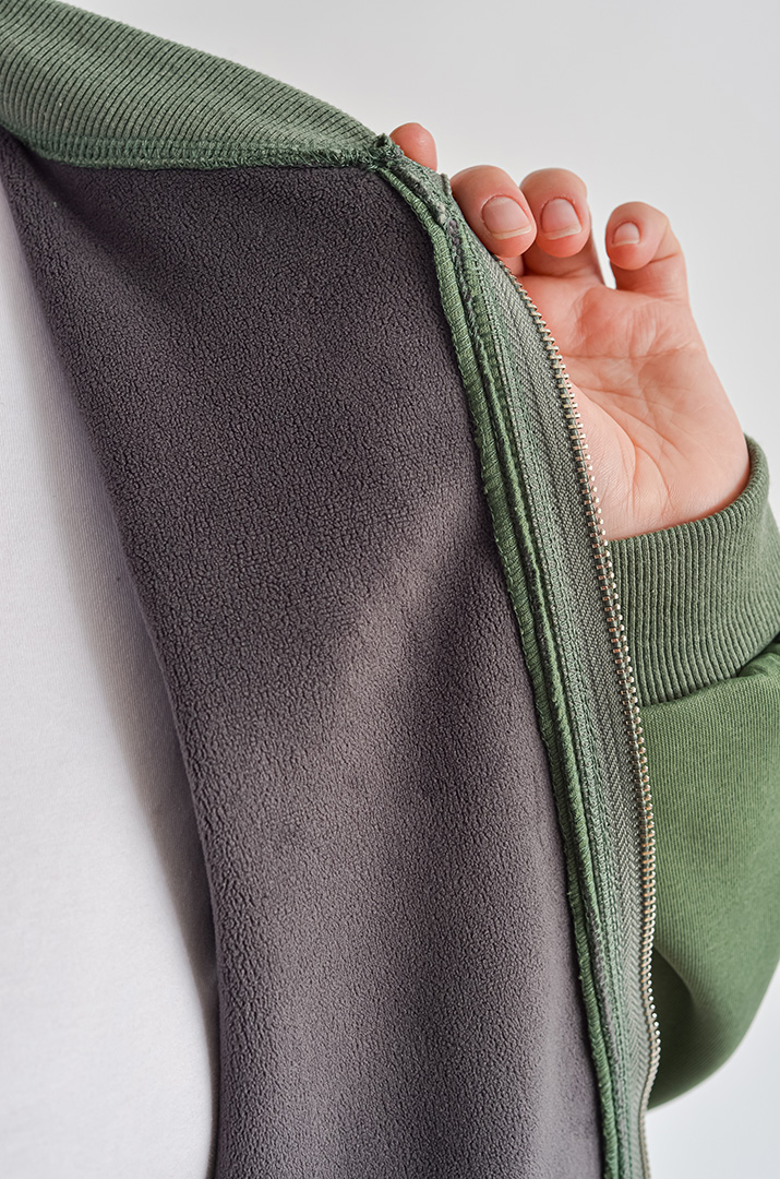 Костюм прогулянковий утеплений на флісі великих розмірів