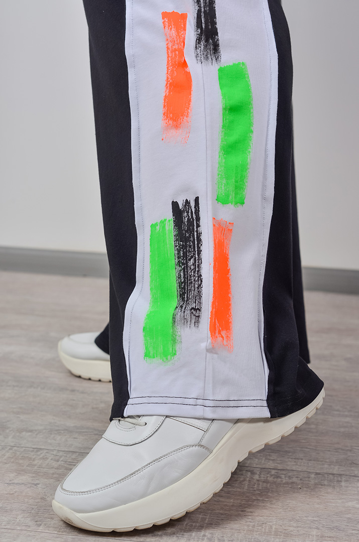 Прогулянковий костюм з яскравим кольоровим дизайном великих розмірів