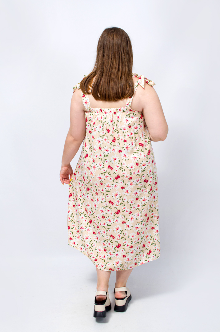 Сарафан-платье миди супер батал