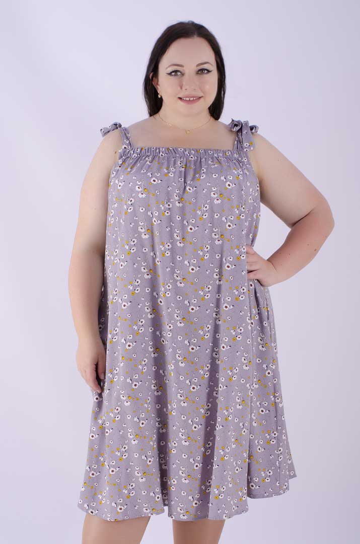 Сарафан-платье миди супер батал