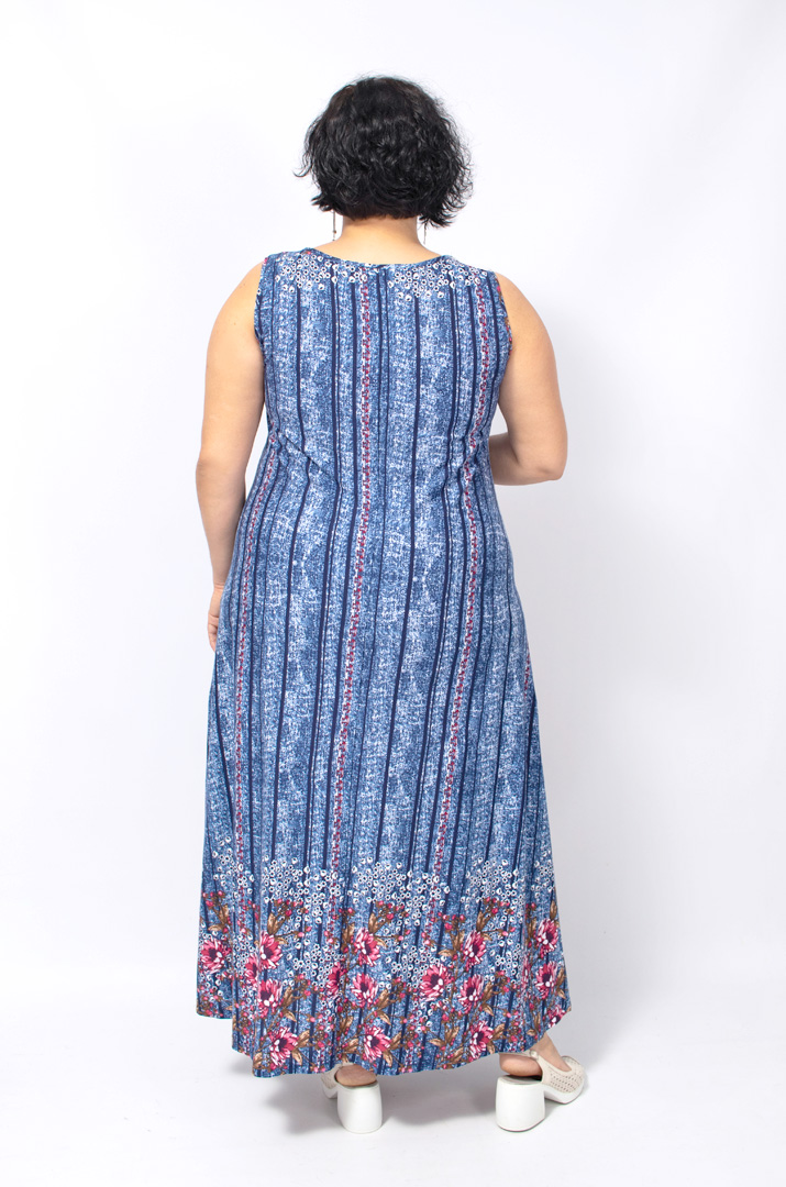 Сарафан-платье макси в разных цветах батал