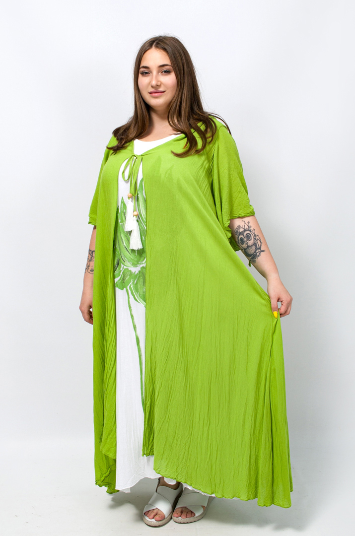 Сарафан-платье с кардиганом батал