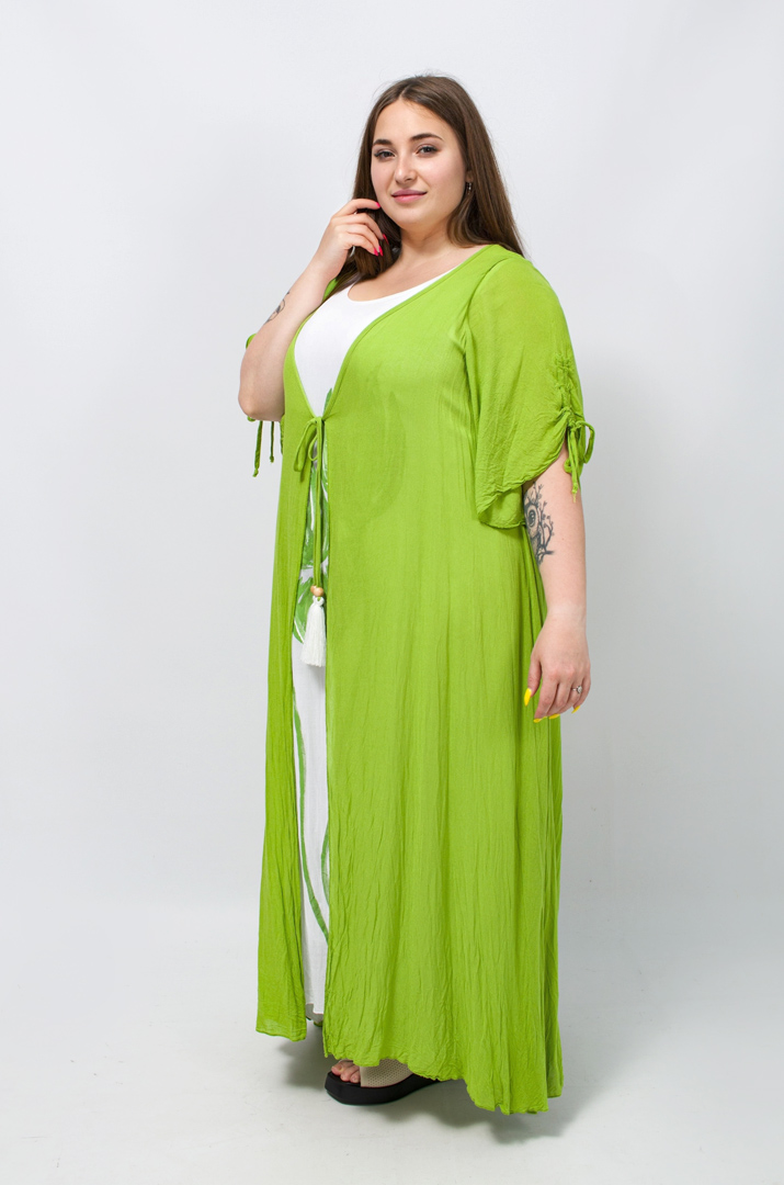 Сарафан-платье с кардиганом батал