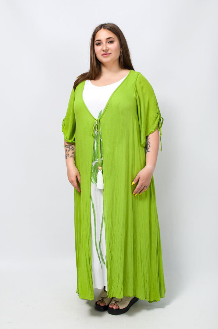 Сарафан-платье с кардиганом батал