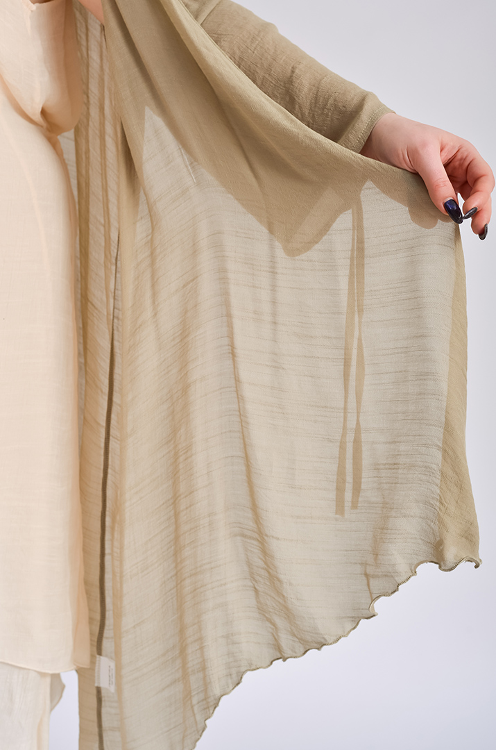 Сарафан-сукня з кардиганом та прикрасою великих розмірів