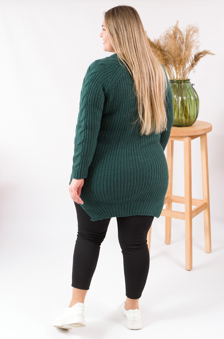 Светр вовняний подовжений