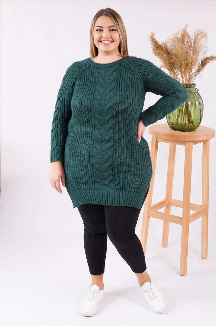 Светр вовняний подовжений