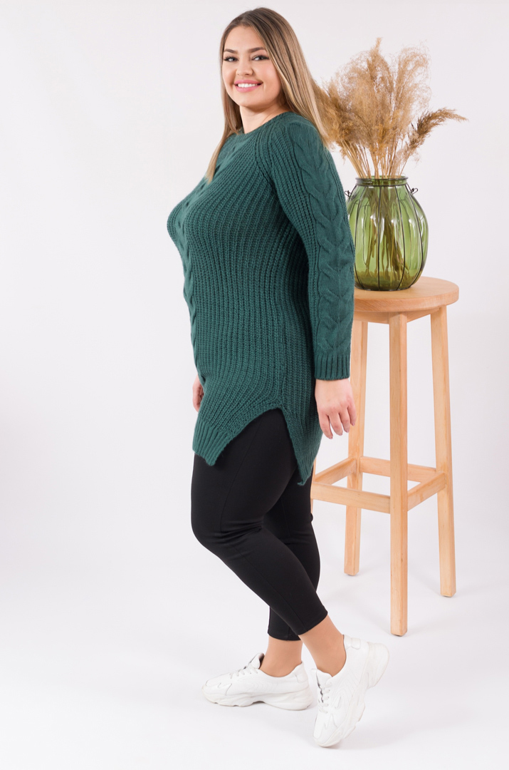 Светр вовняний подовжений