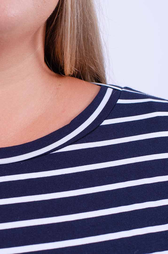 Світшот короткий у смужку супер батал