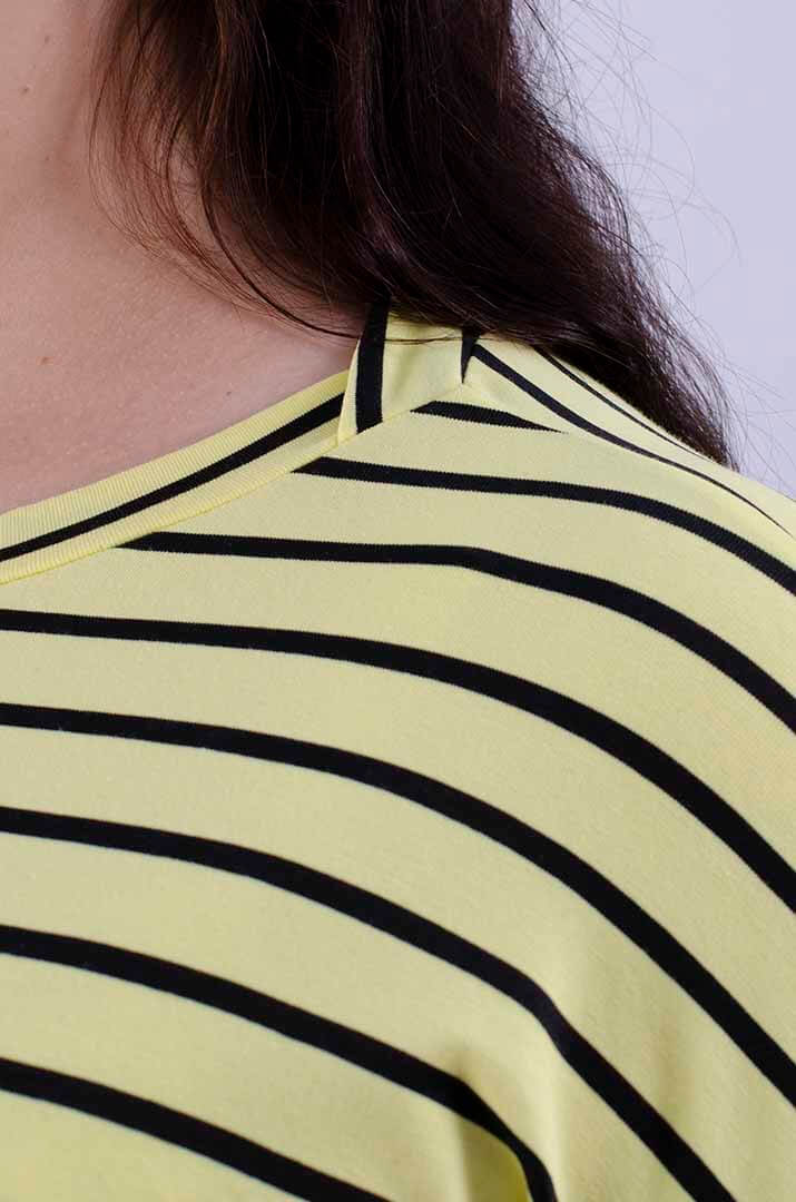 Світшот короткий у смужку супер батал