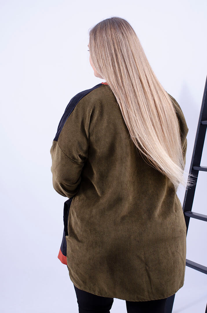 Свитшот длинный  батал