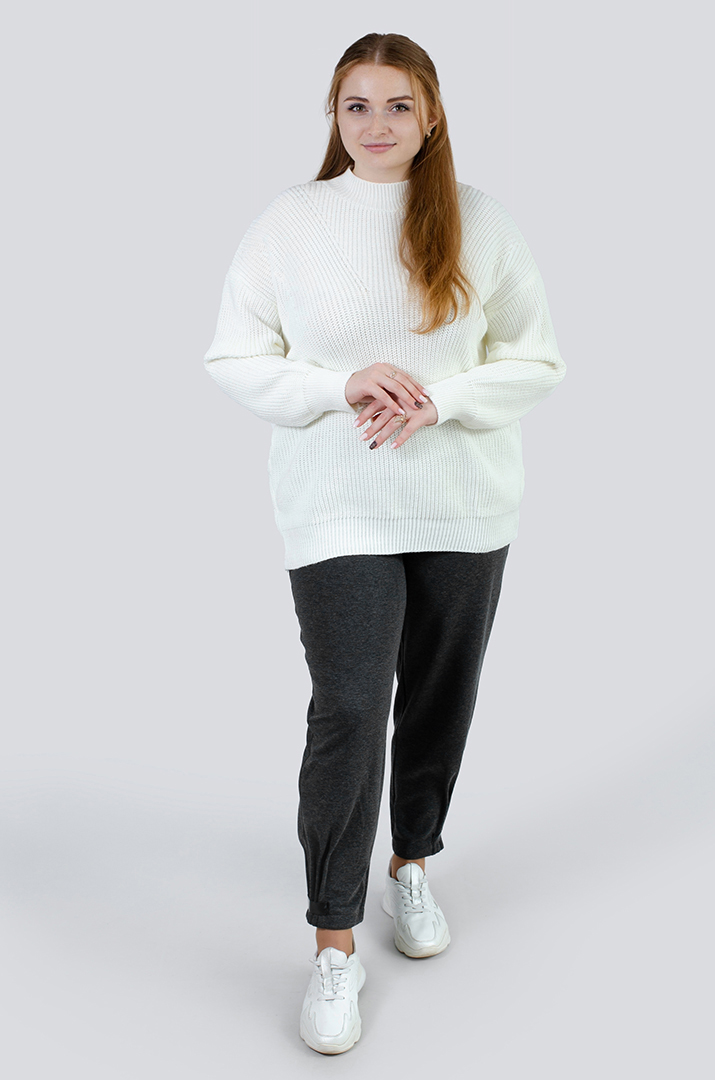 Светр короткий в'язаний під горло в різних кольорах РОЗМІРИ 54-62