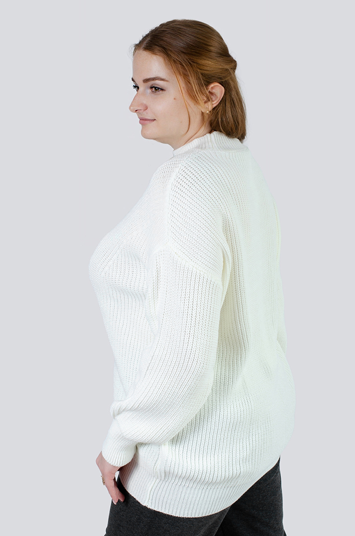 Светр короткий в'язаний під горло в різних кольорах РОЗМІРИ 54-62