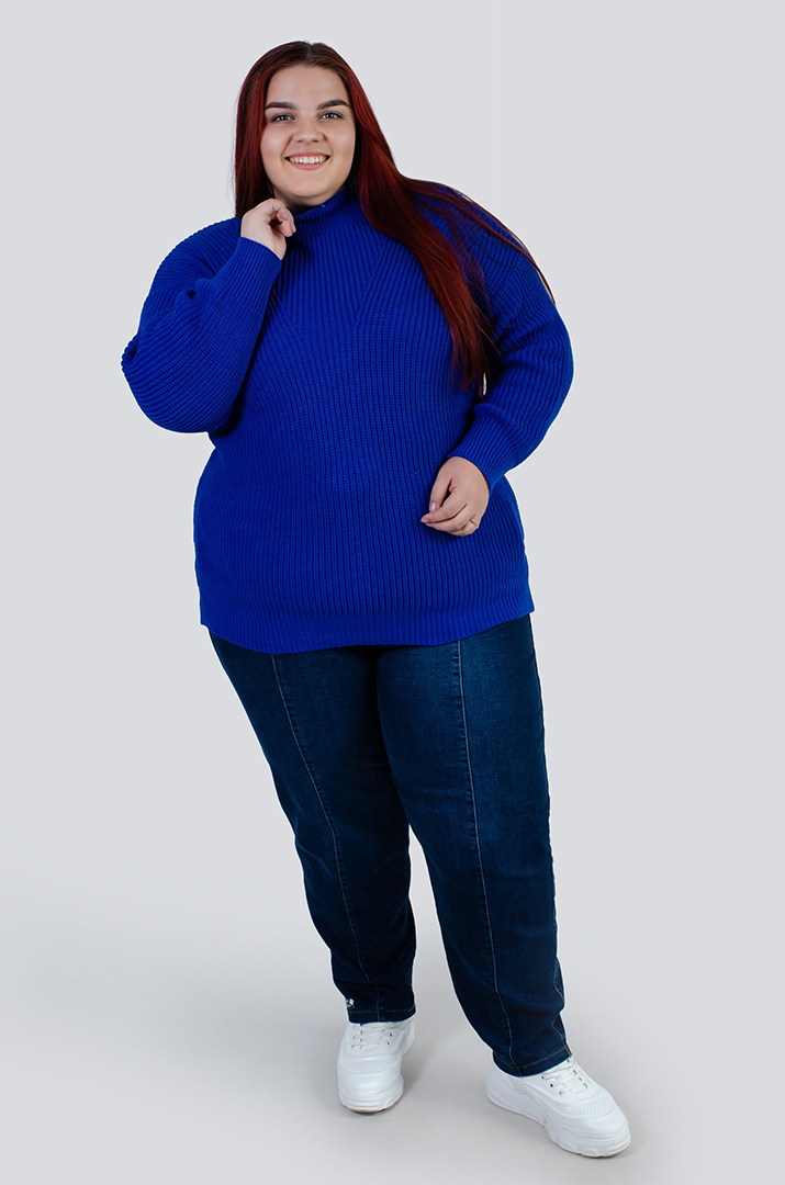 Светр короткий в'язаний під горло в різних кольорах РОЗМІРИ 54-62