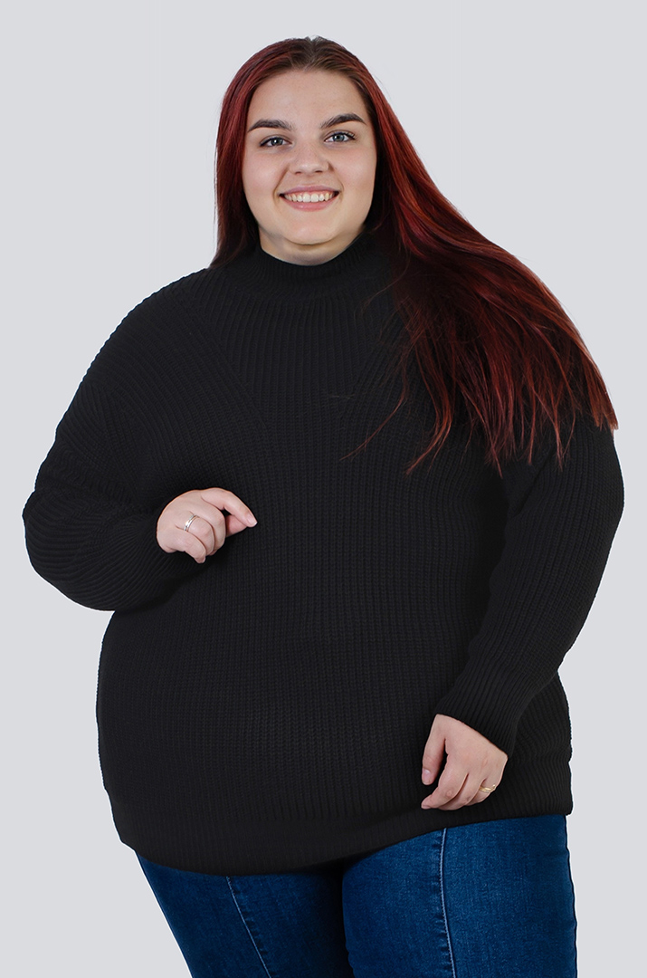 Светр короткий в'язаний під горло в різних кольорах РОЗМІРИ 54-62