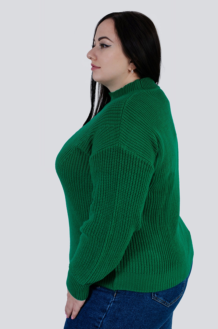 Светр короткий в'язаний під горло в різних кольорах РОЗМІРИ 54-62