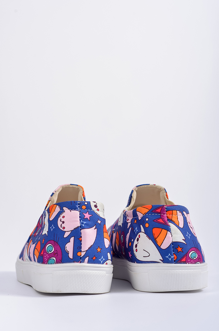 Сліпони з яскравим принтом великих розмірів