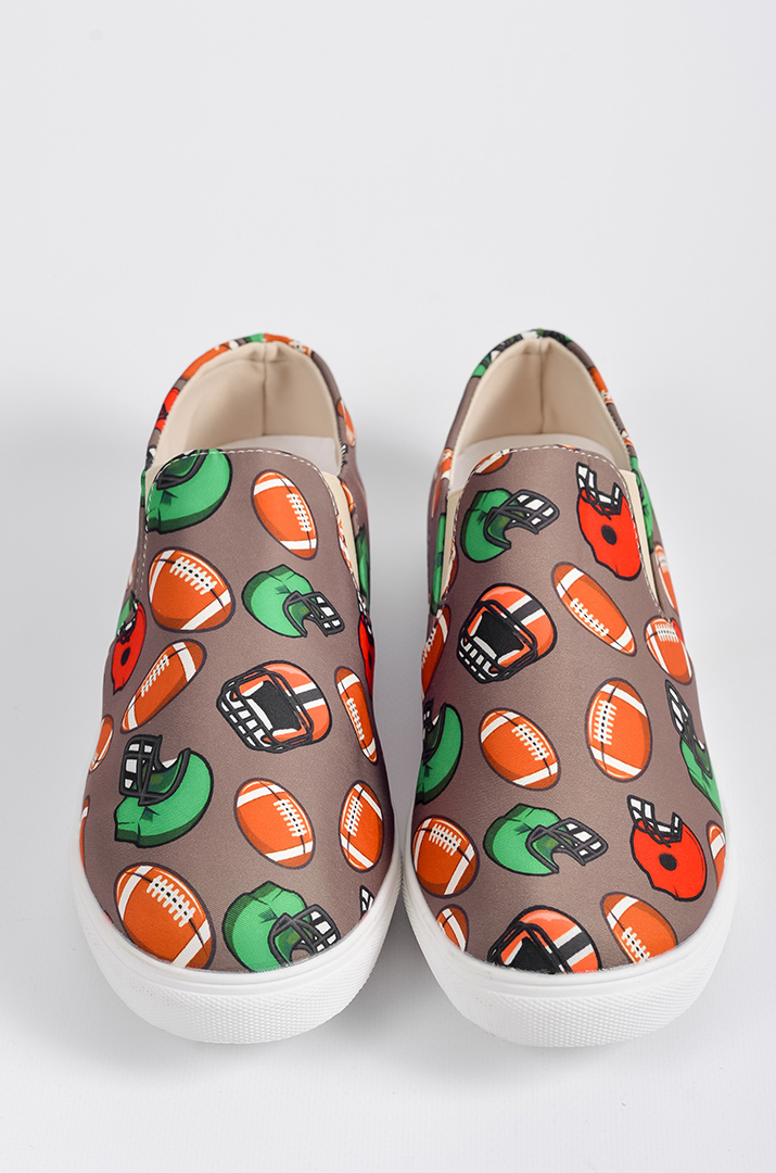 Сліпони з яскравим принтом великих розмірів