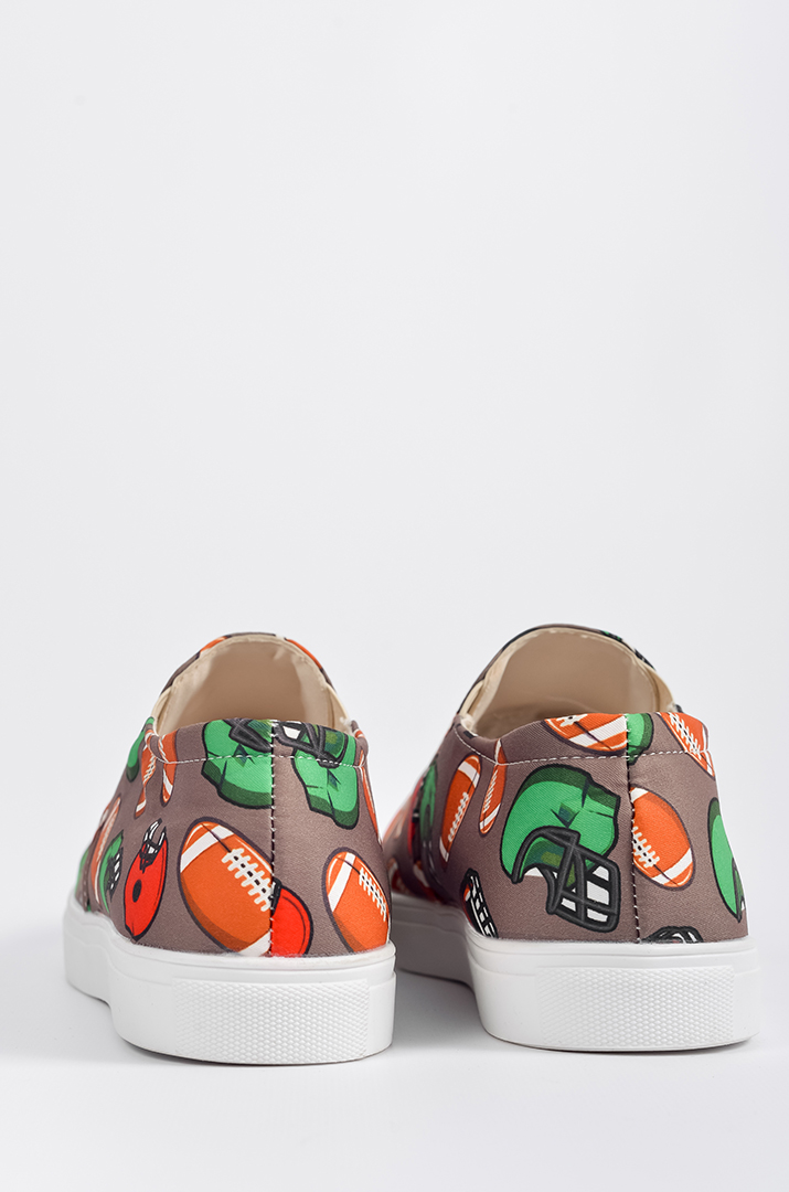 Сліпони з яскравим принтом великих розмірів