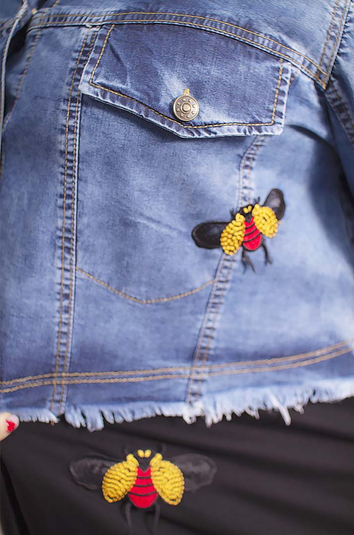 Джинсова сорочка батал