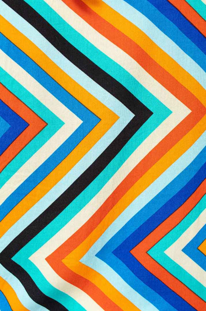 Рубашка штапель в геометрический принт супер батал