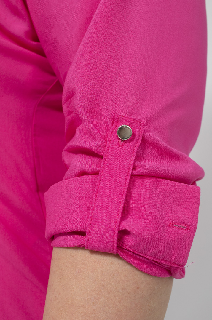 Штапельна сорочка з написами батал