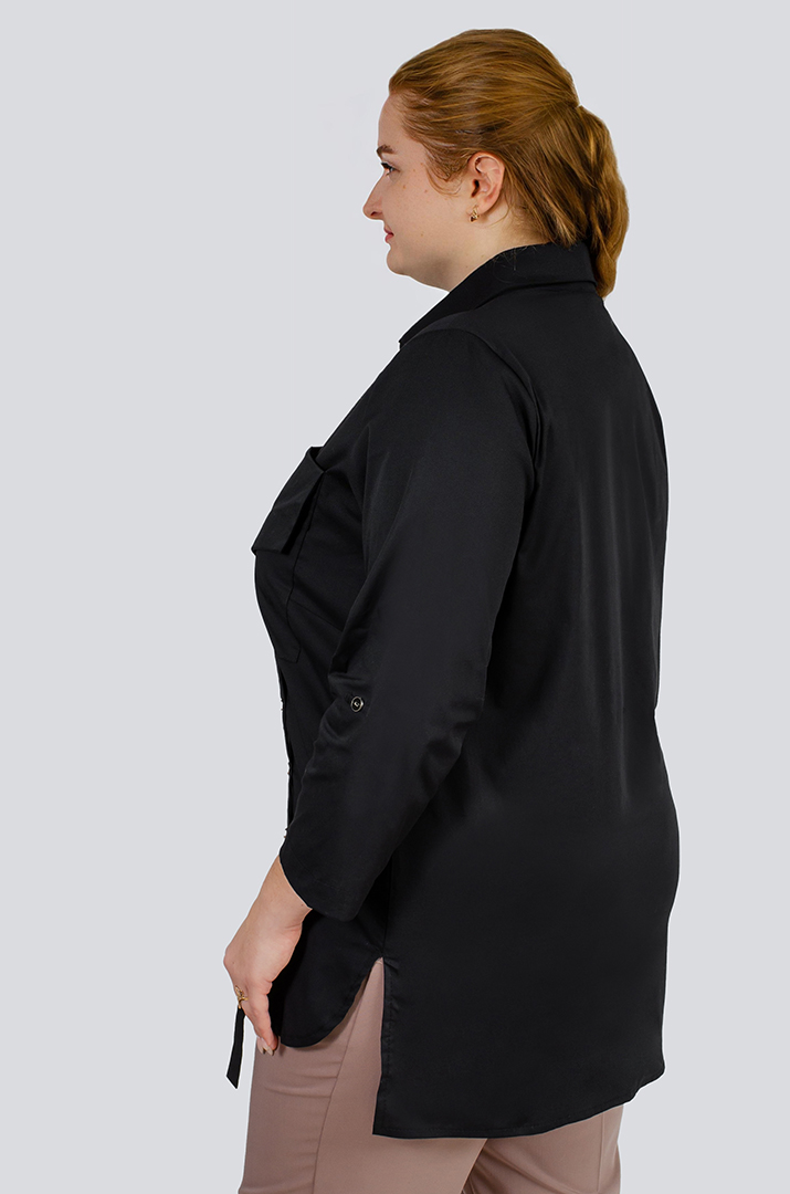 Сорочка котонова з декором великих розмірів