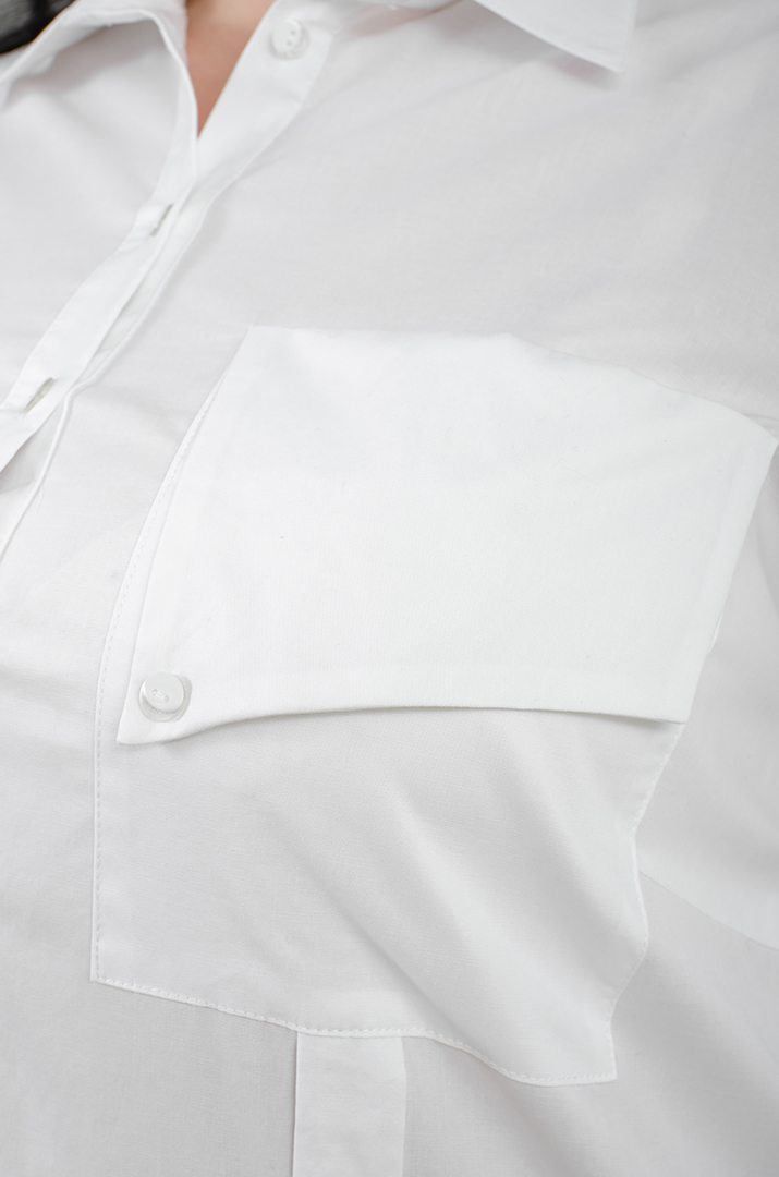 Сорочка котонова з декором великих розмірів