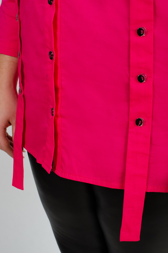 Сорочка котонова з декором великих розмірів