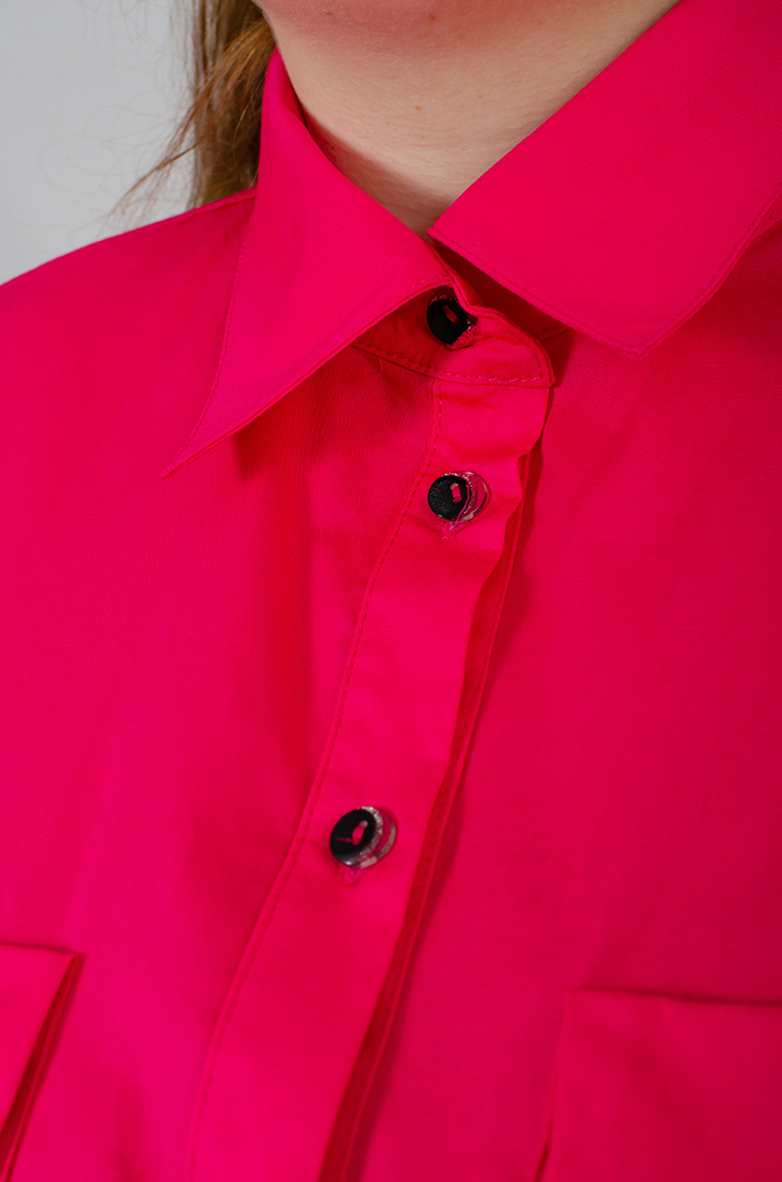 Сорочка котонова з декором великих розмірів