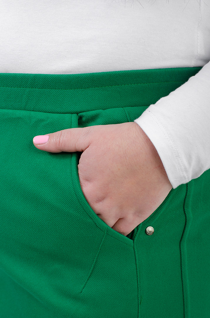 Яскрава тепла спідниця міді батал