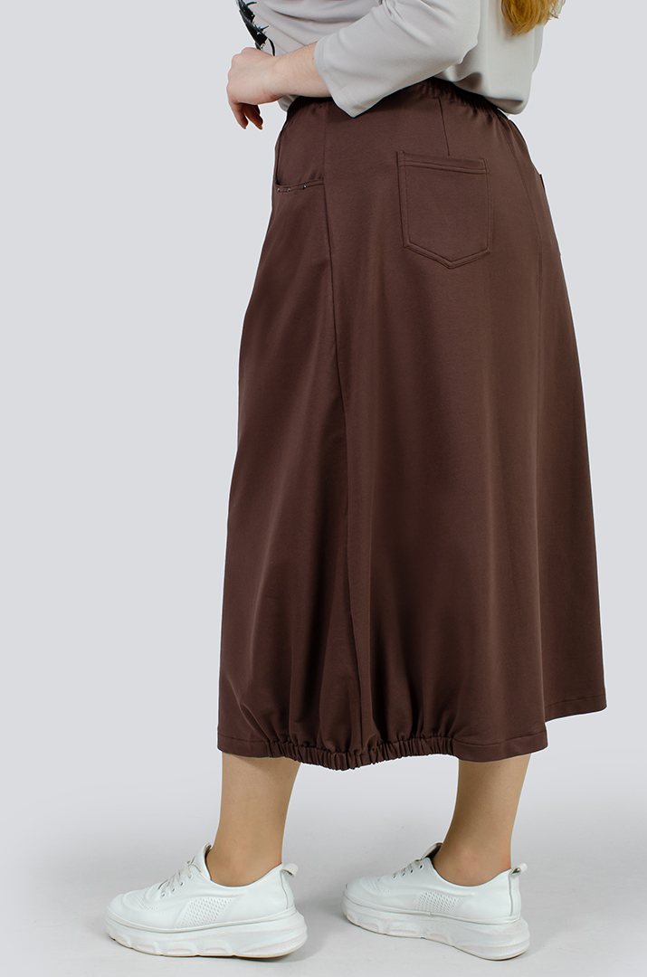 Стильная юбка с карманами больших размеров