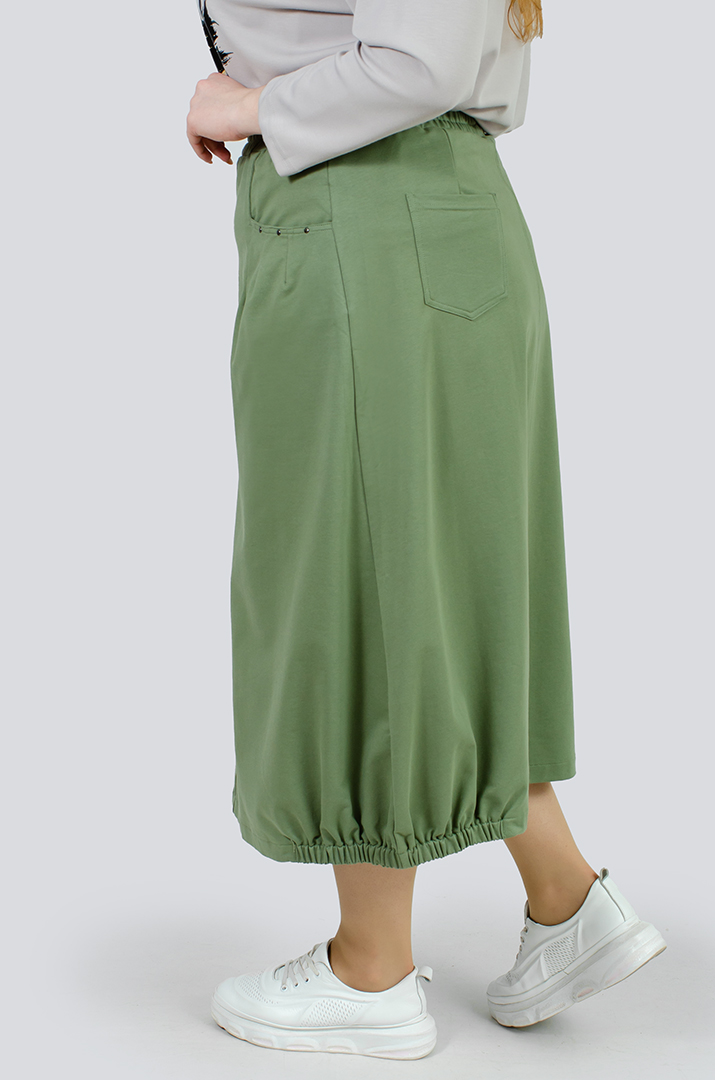 Стильная юбка с карманами больших размеров