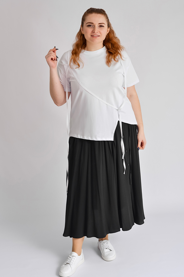 Спідниця максі в різних кольорах великих розмірів