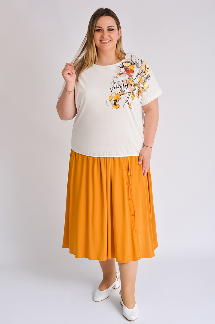 Спідниця максі в різних кольорах великих розмірів