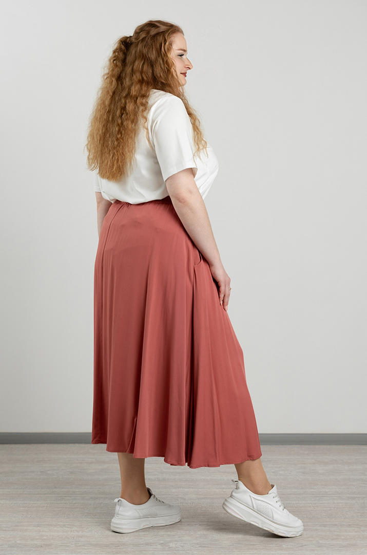 Спідниця максі в різних кольорах великих розмірів