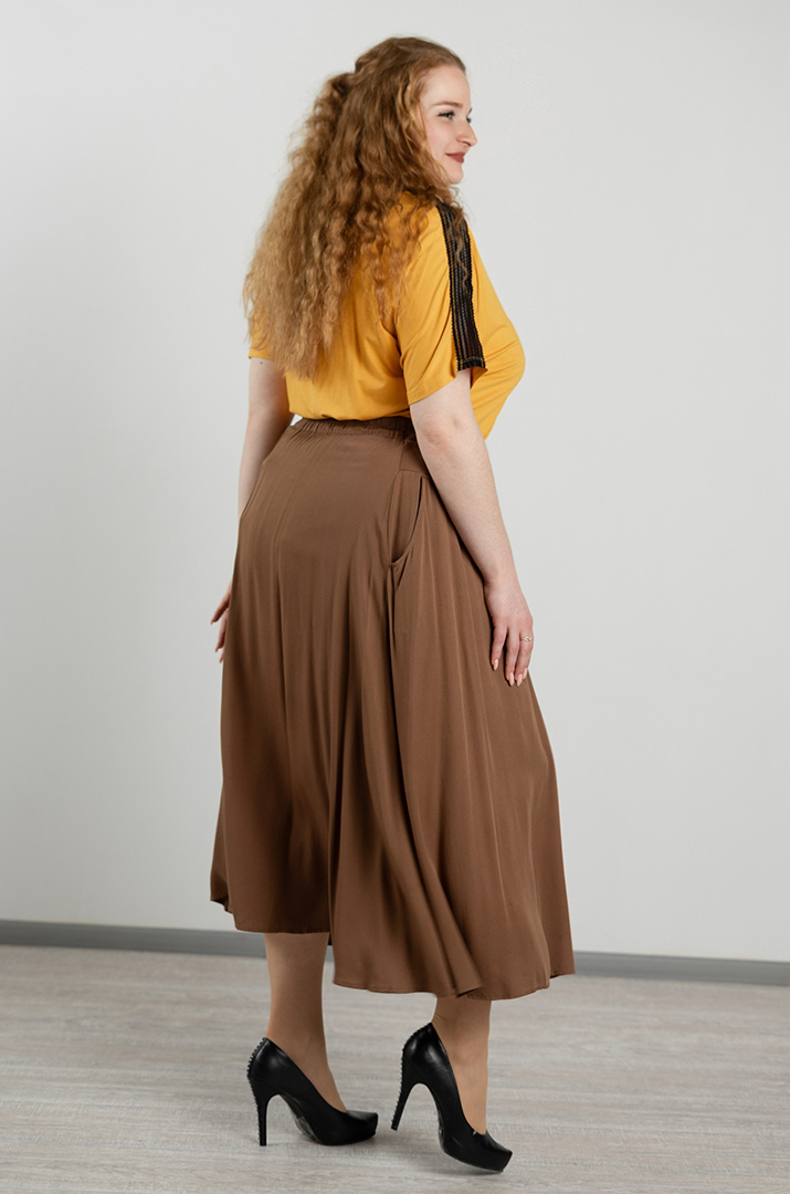 Спідниця максі в різних кольорах великих розмірів