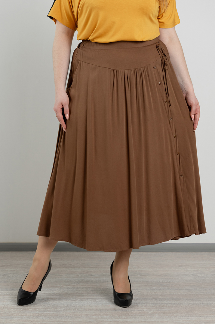 Спідниця максі в різних кольорах великих розмірів